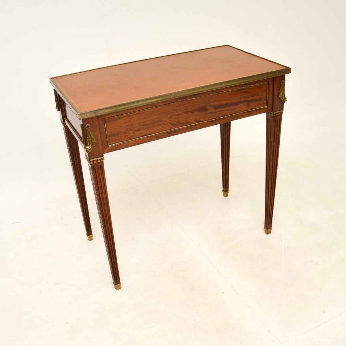 Escritorio / Mesa de Escribir Antique French Leather Top Francés