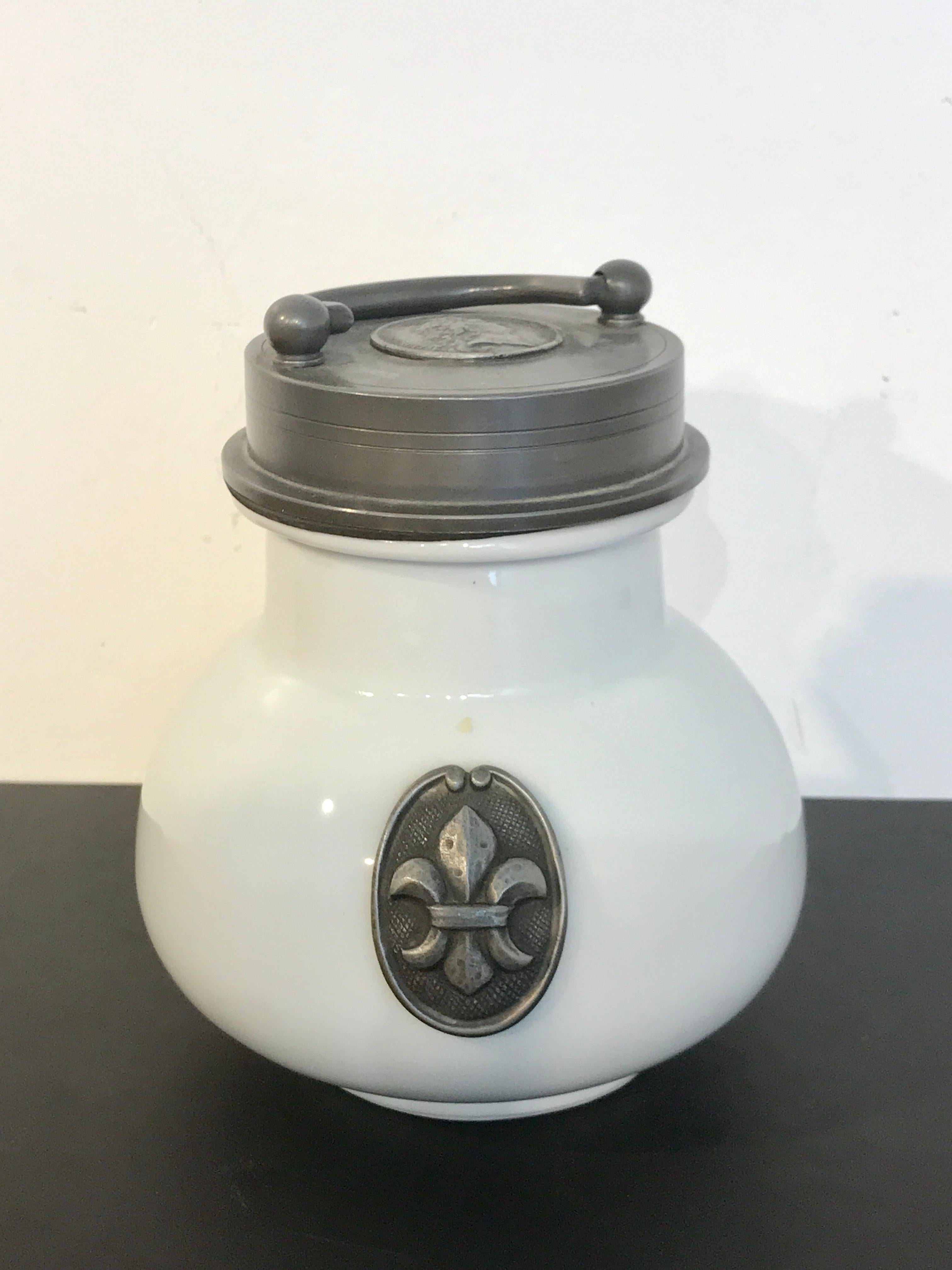 antique leech jar for sale