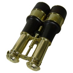 Antique French LeMaire Paris Triple Optic Binoculars, Marine / Theatre / Field