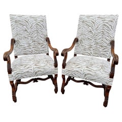 Antique French Library  Chairs