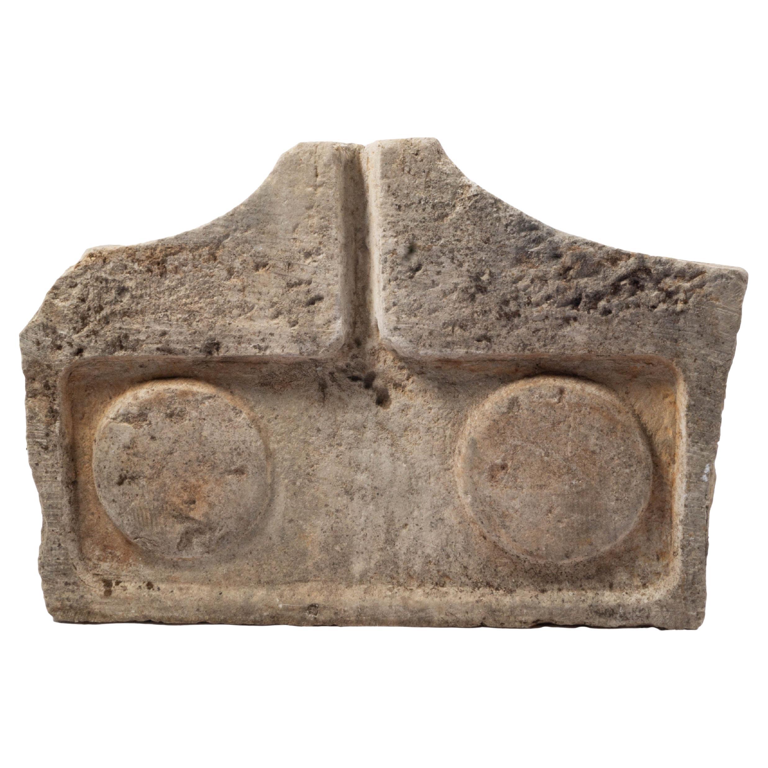 Antique French Limestone Apple Press For Sale