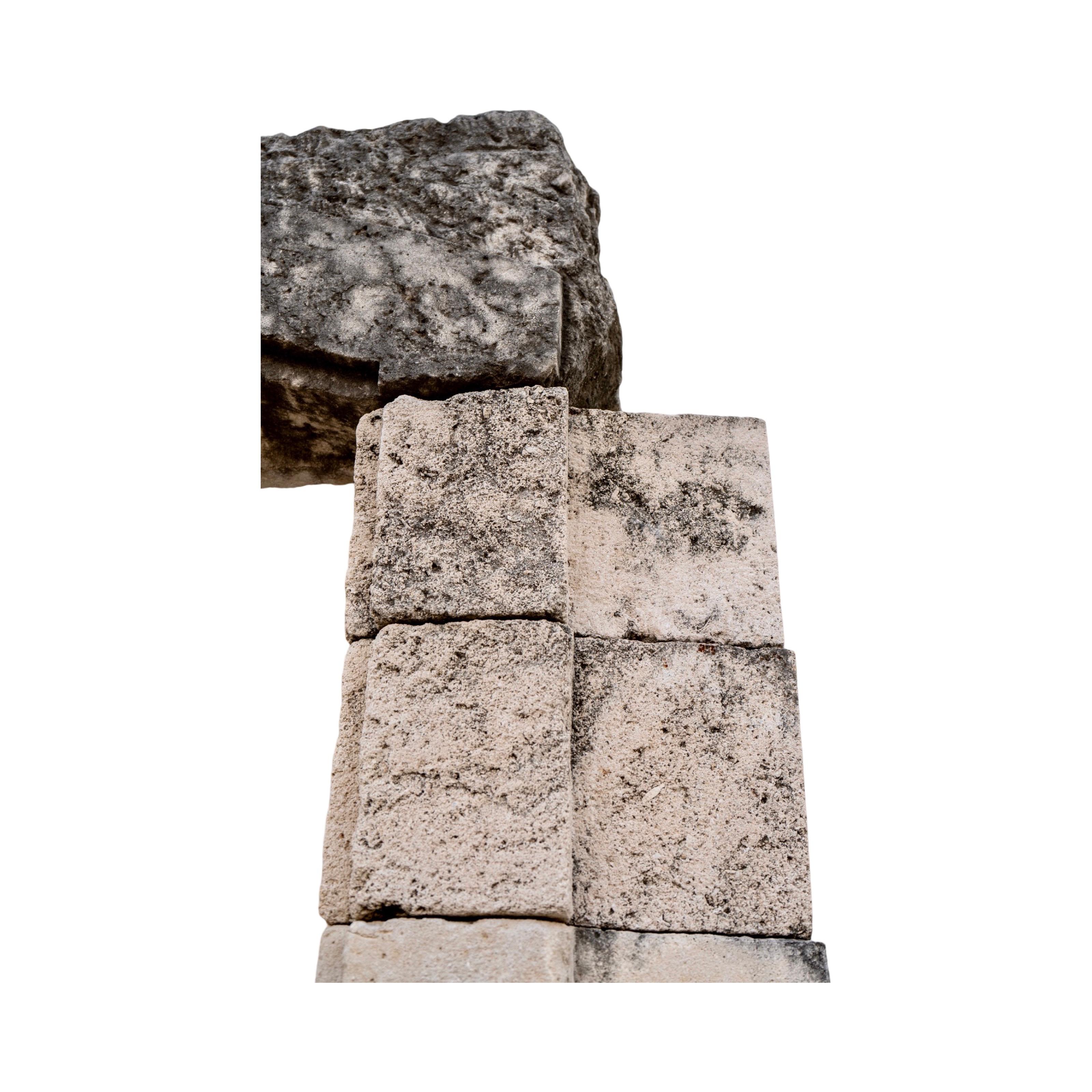 Antique French Limestone Archway For Sale 1