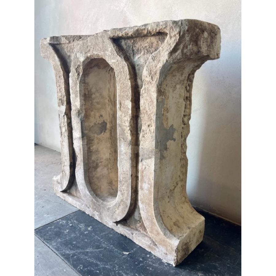19th Century Antique French Limestone Balcony Balusters For Sale