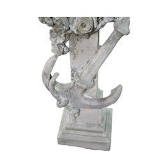 Antique French Limestone Cross