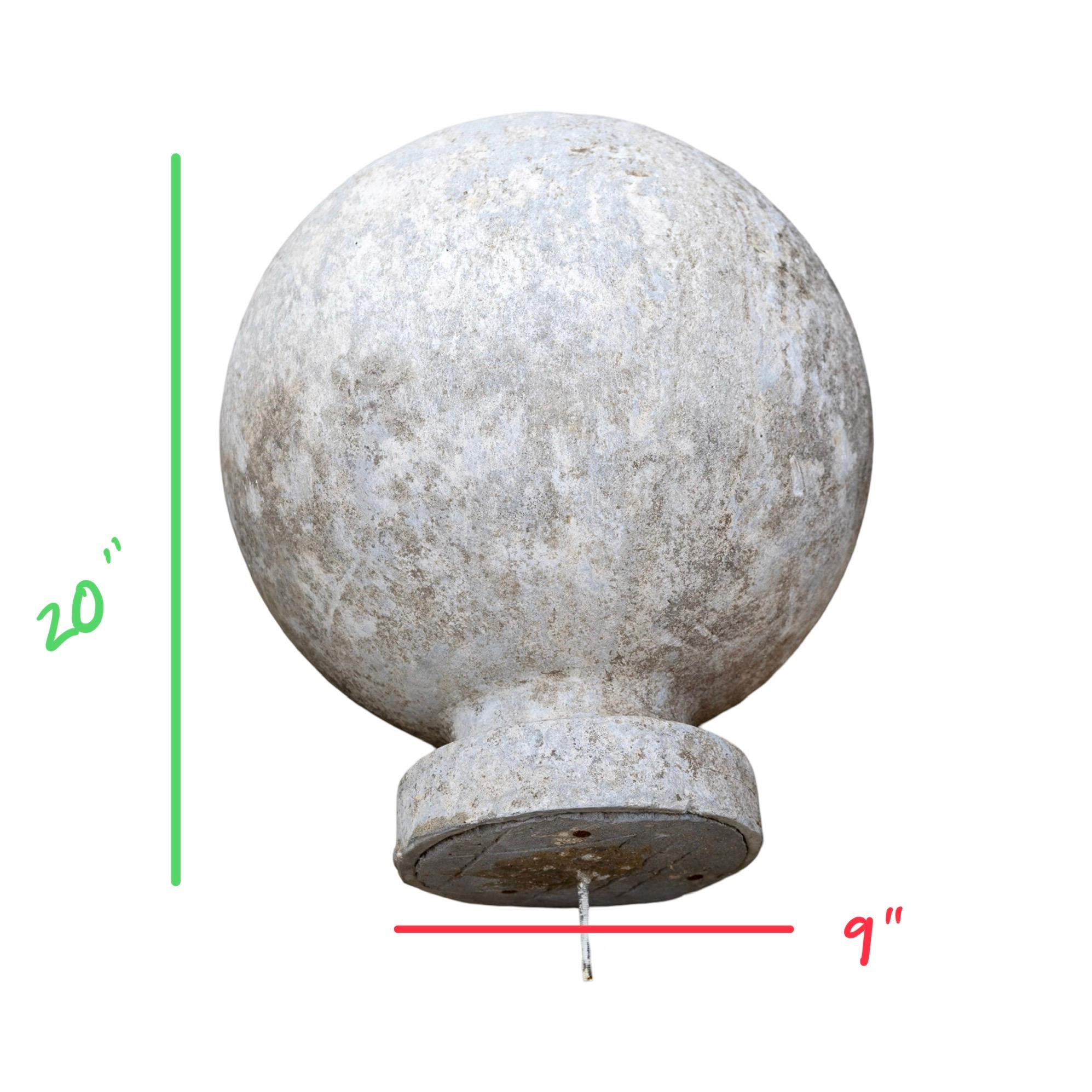Antique French Limestone Finial For Sale 2