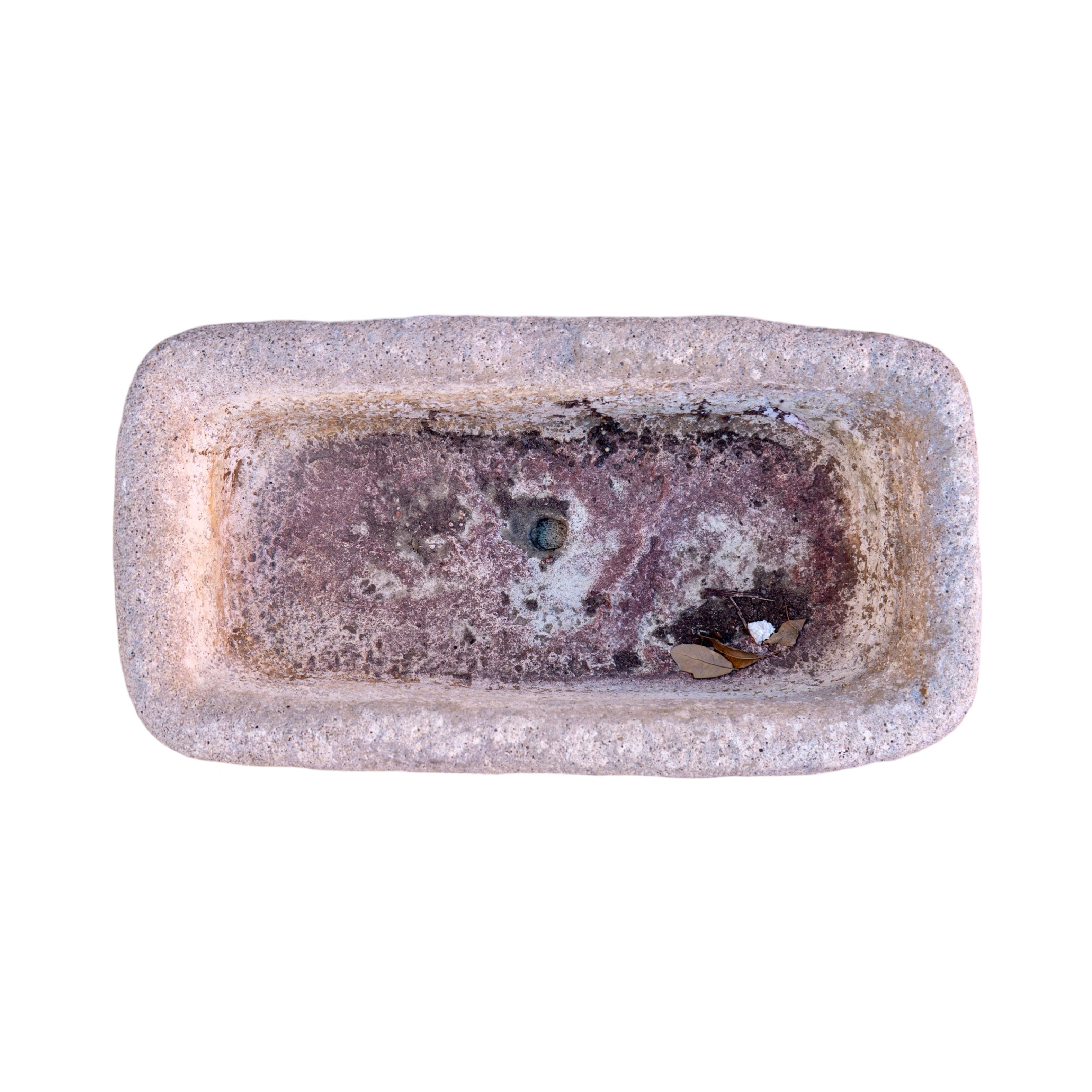 Fregadero Petite de Línea Baja de Piedra Caliza Antique French en venta 1