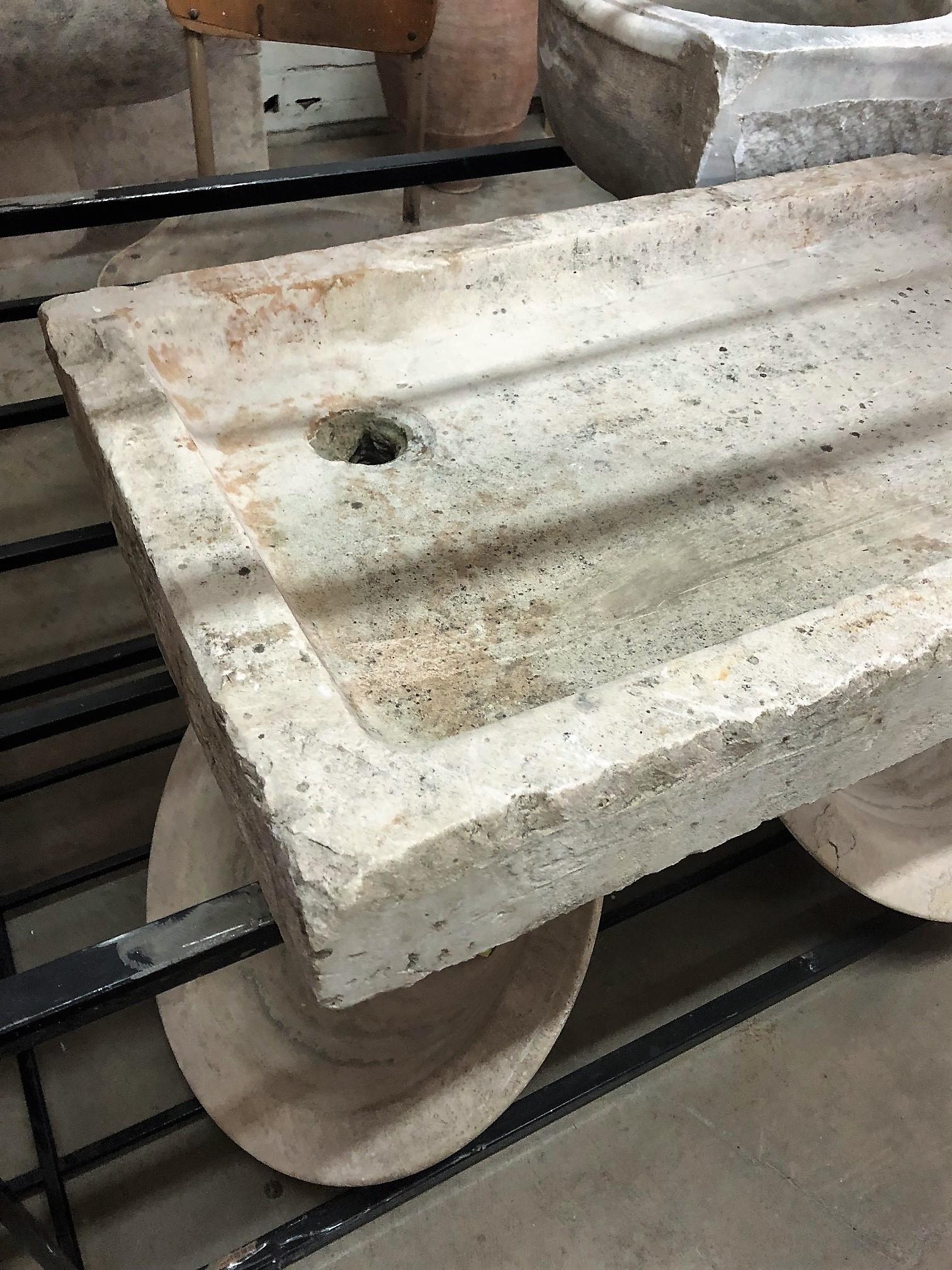limestone trough sink