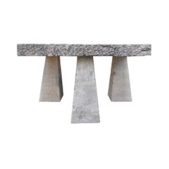 Antique French Limestone Table