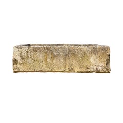 Antique French Limestone Trough