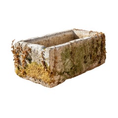 Antique French Limestone Trough