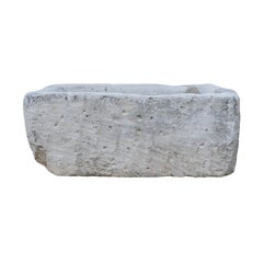 Antique French Limestone Trough