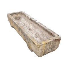 Antique French Limestone Trough