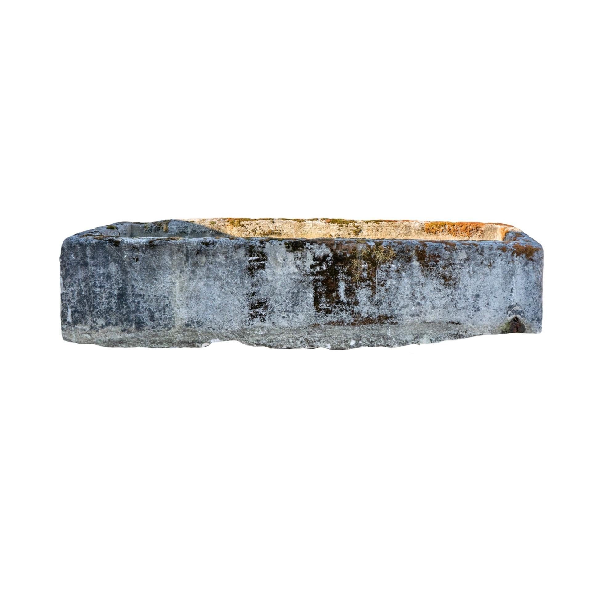 Calcare Abbeveratoio in pietra calcarea francese Antique French in vendita