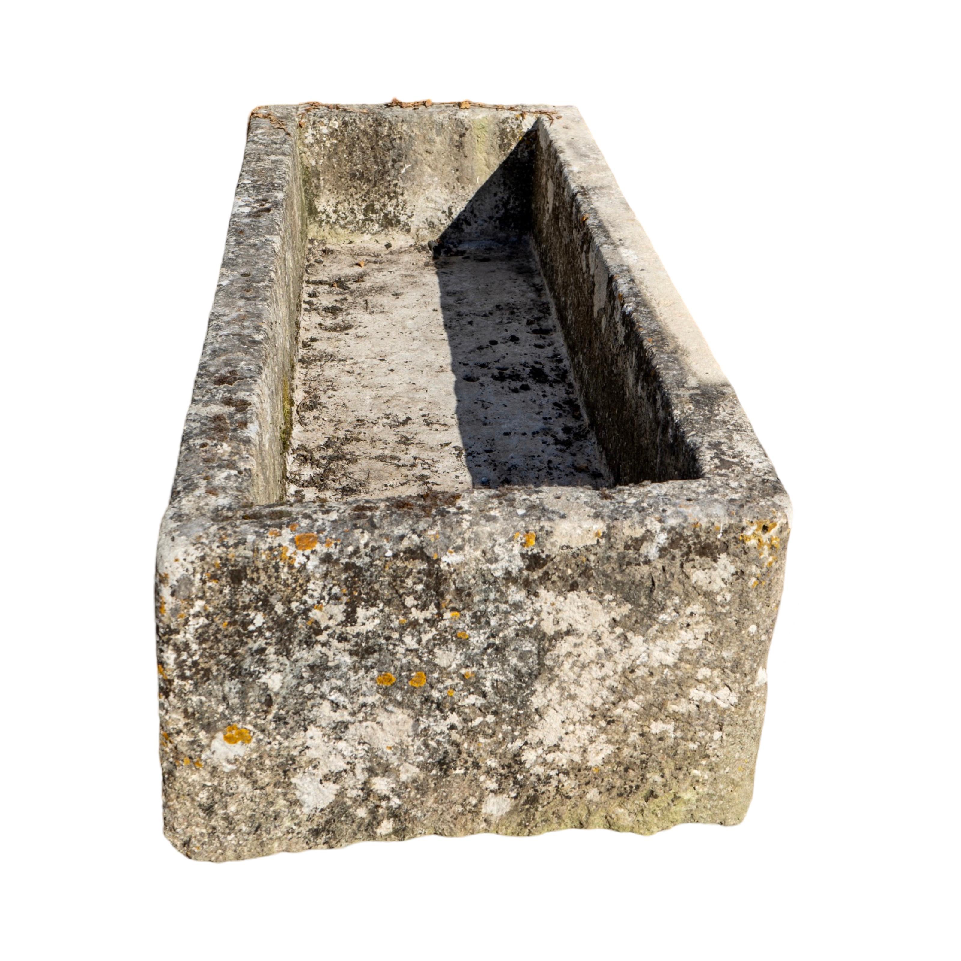 Antique French Limestone Trough 2
