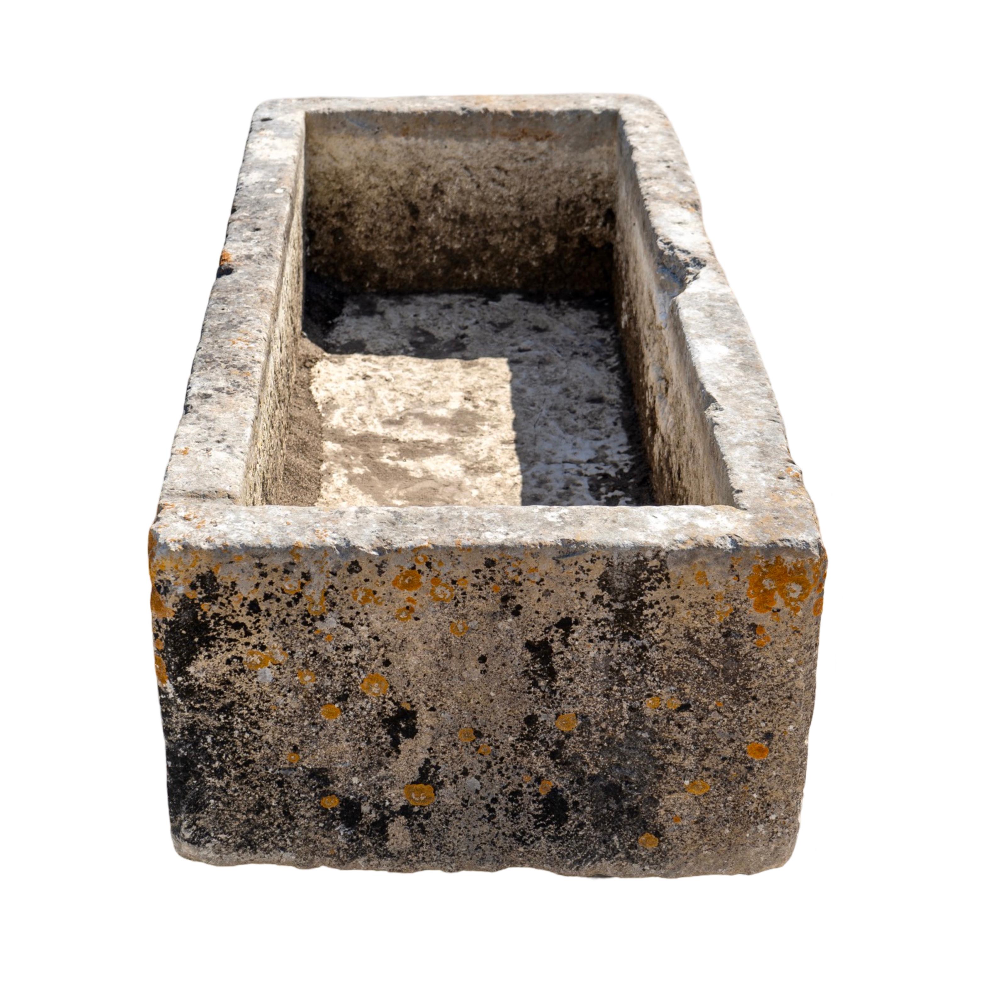 Antique French Limestone Trough 2