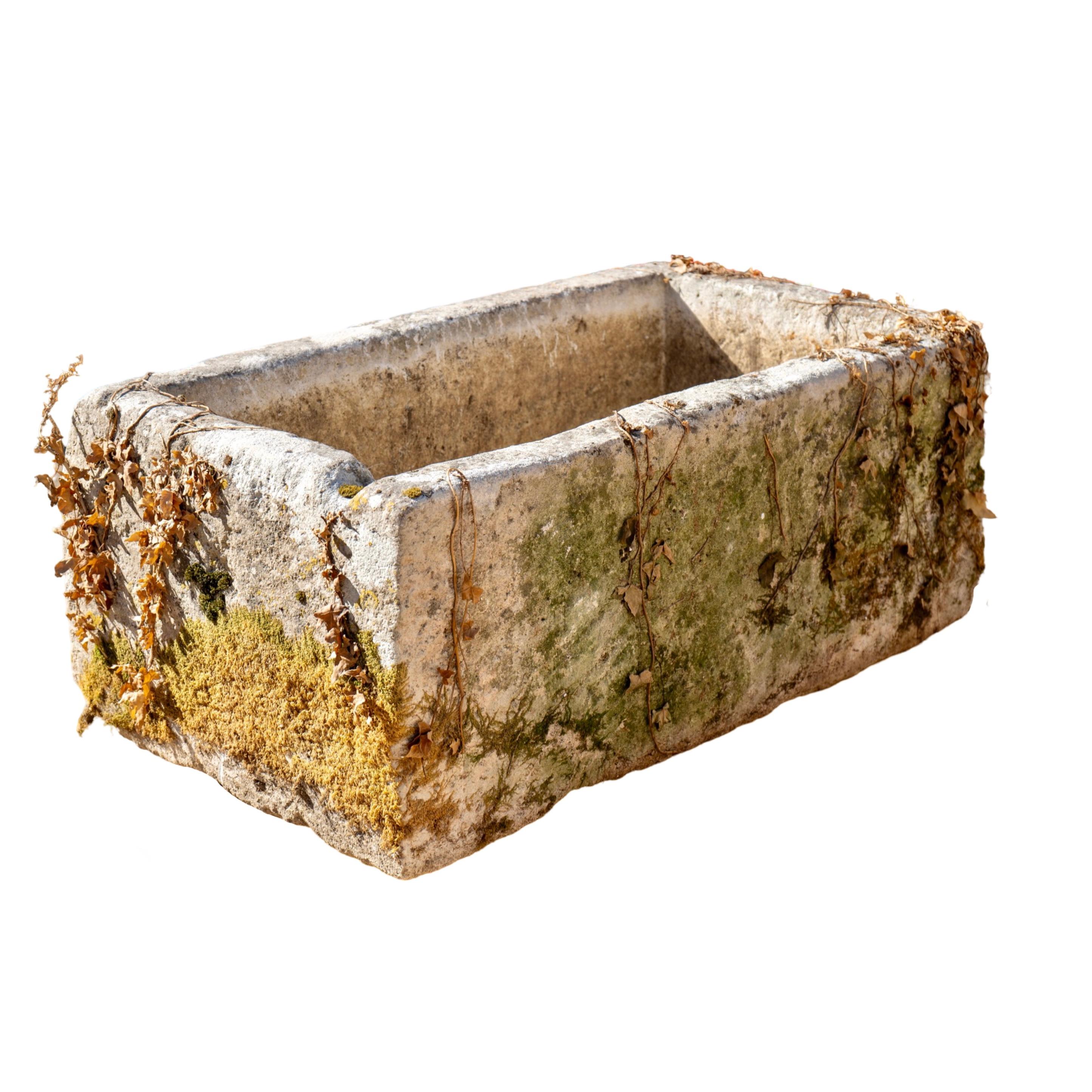 Antique French Limestone Trough 2