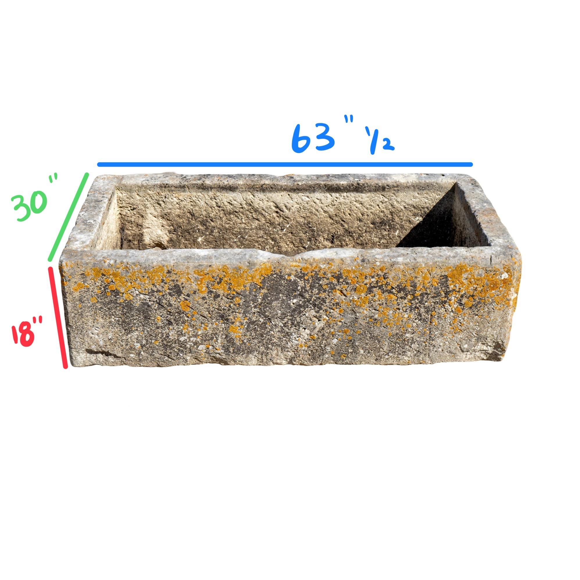 Antique French Limestone Trough 3