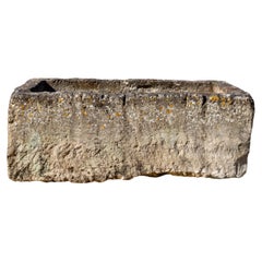 Antique French Limestone Trough