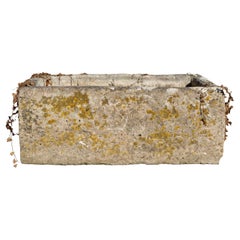 Antique French Limestone Trough