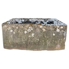Antique French Limestone Trough