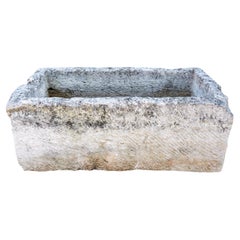 Antique French Limestone Trough
