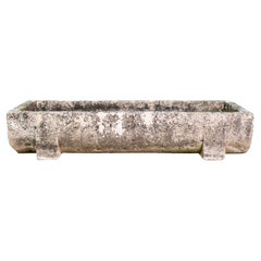 Antique French Limestone Trough