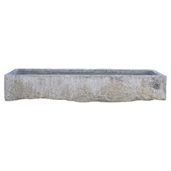 Antique French Limestone Trough