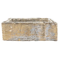 Antique French Limestone Trough