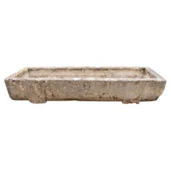 Antique French Limestone Trough