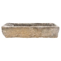 Antique French Limestone Trough