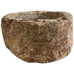 Antique French Limestone Troughs