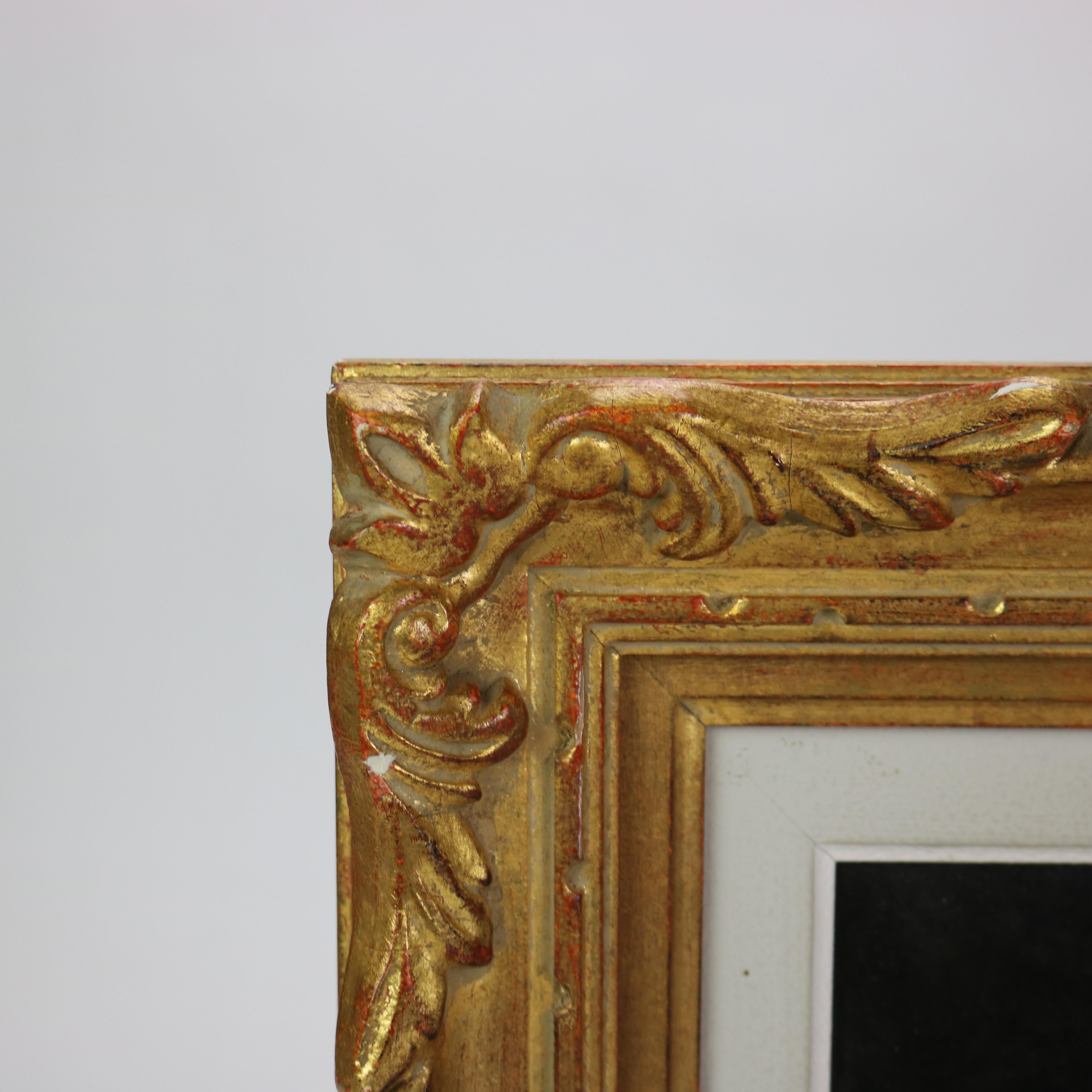 19th Century Antique French Limoges Enameled Porcelain Portrait of Dame Au Clavecin C1890