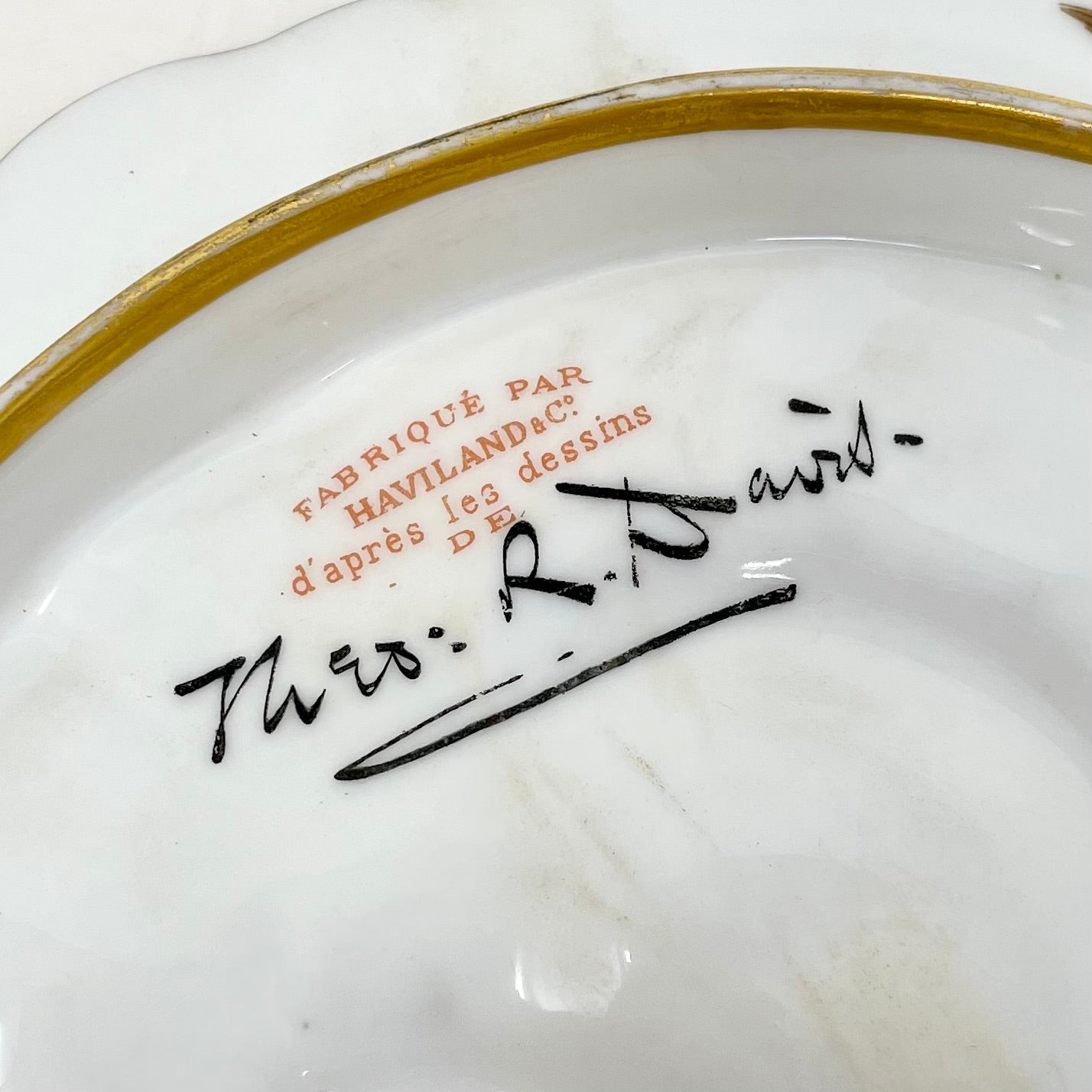Antique French Limoges Porcelain Presidential 