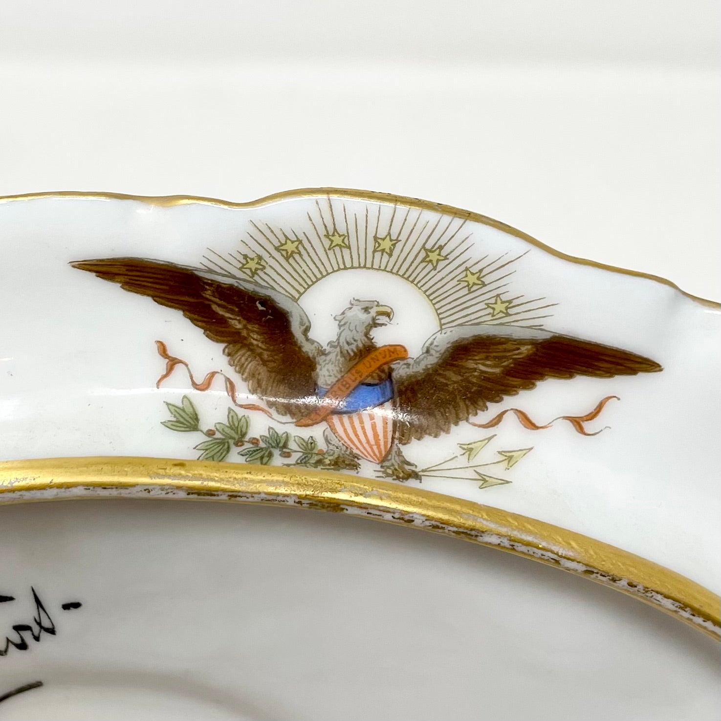 Antique French Limoges Porcelain Presidential 