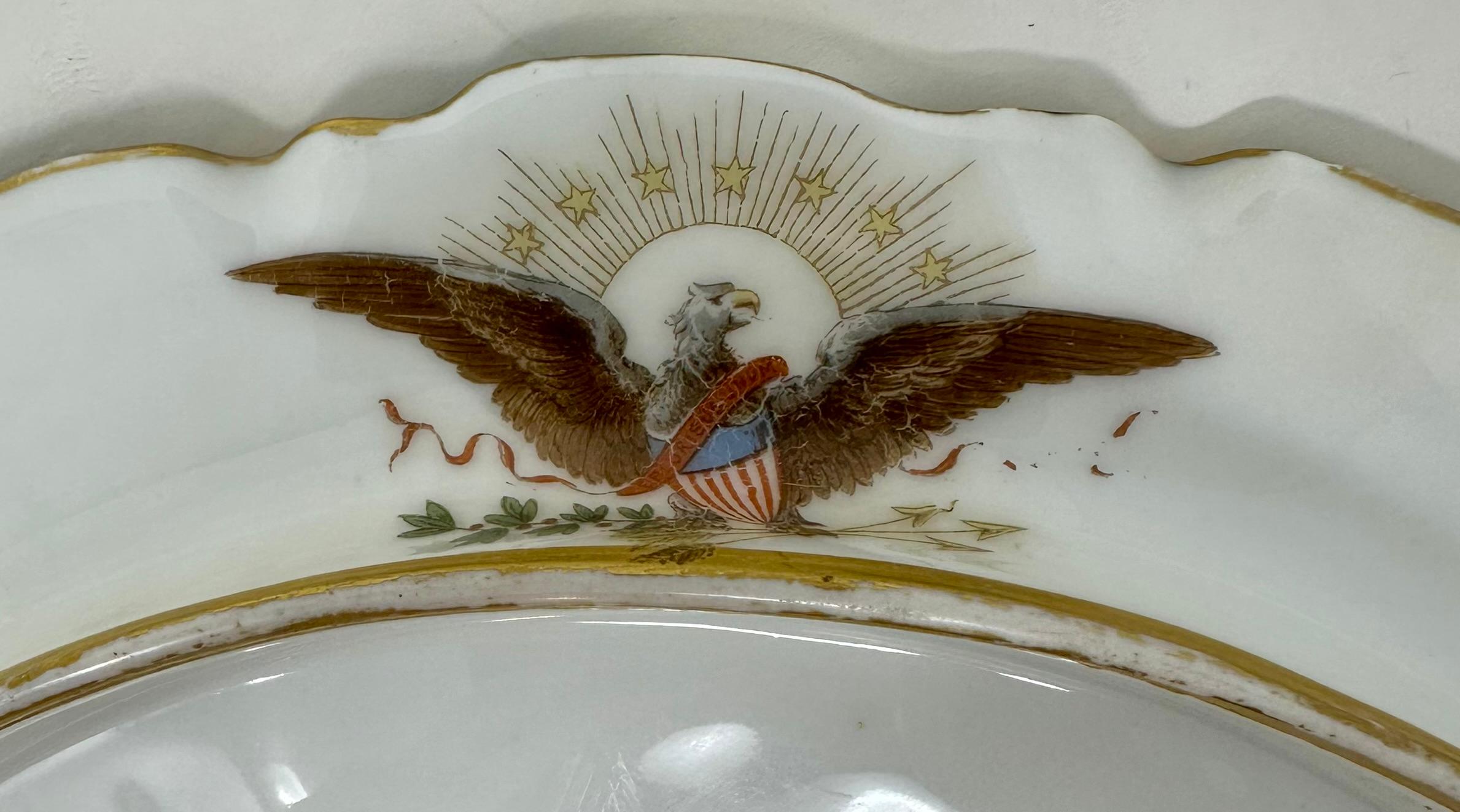 Antique French Limoges Porcelain Presidential 