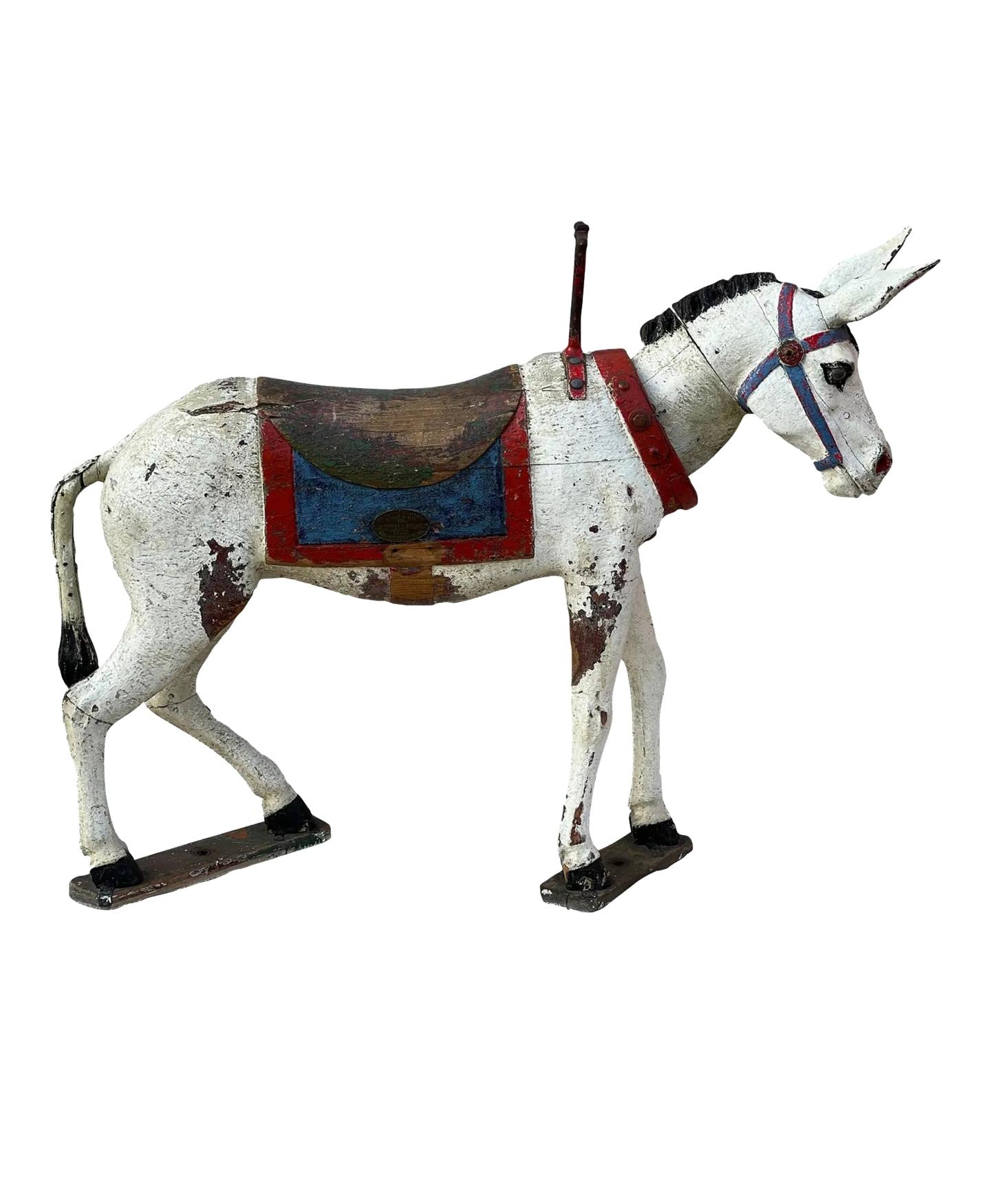 A rare, important and most charming French carousel amusement ride by important Parisian craftsmen Limonaire Frères / Limonaire Brothers (France; 1839-1932)

Hand-crafted in Paris, France in the late 19th century, exceptionally executed near