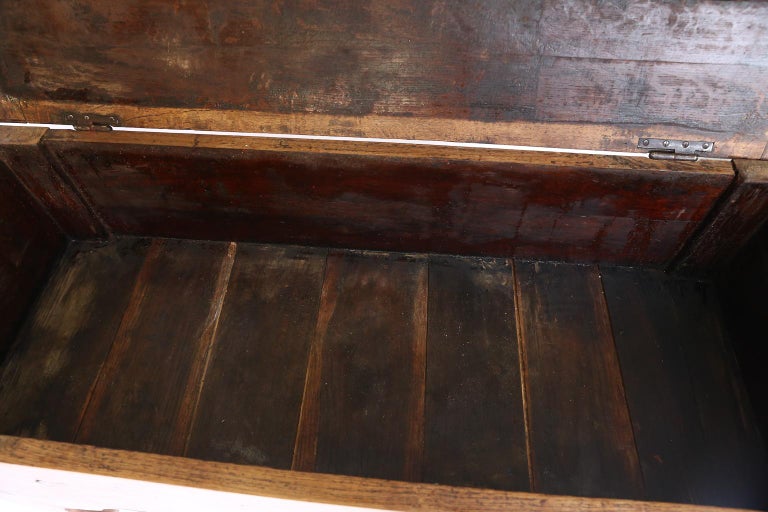 Antique French Linen Chest For Sale at 1stDibs