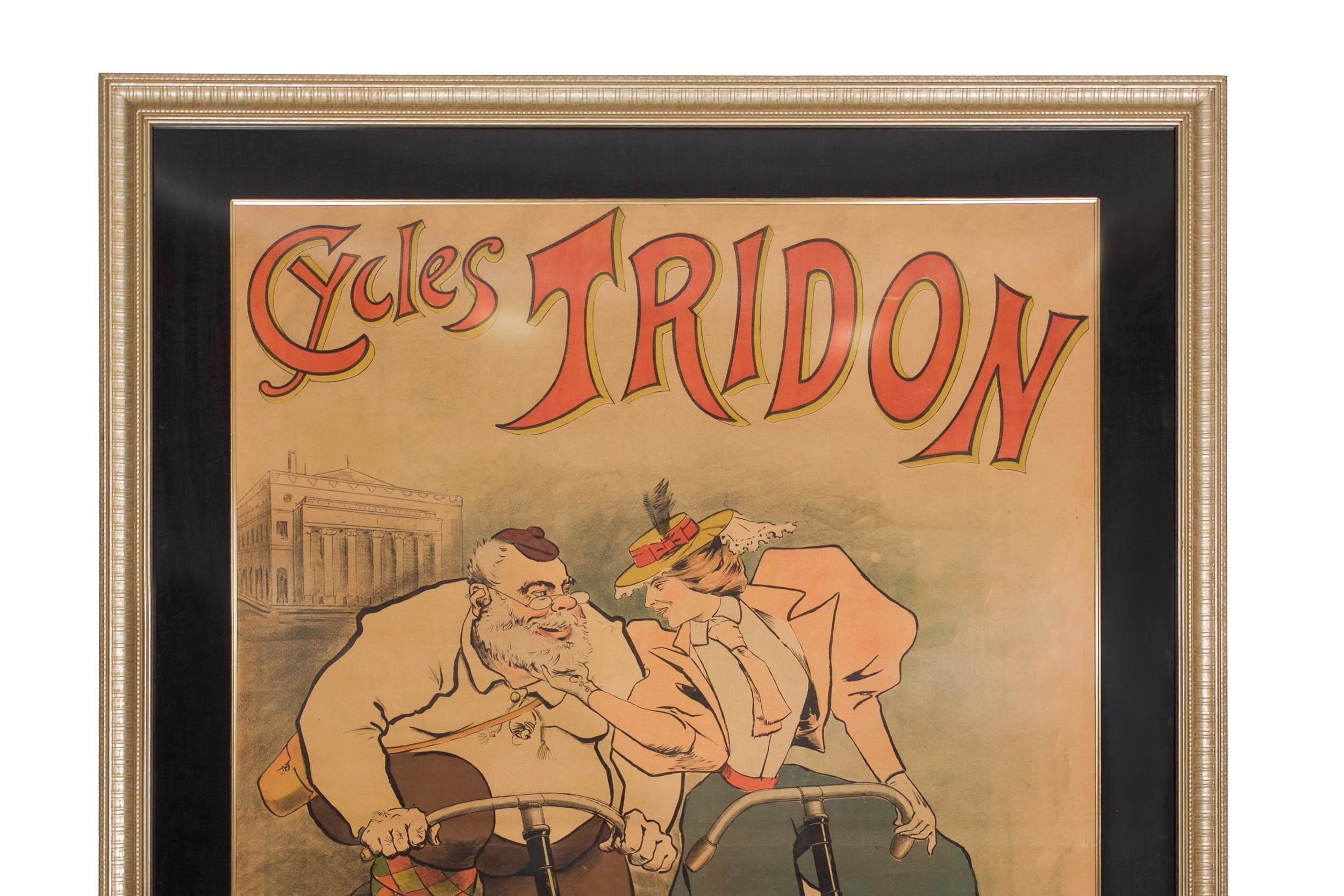 Antique French Cartel Litografía 
