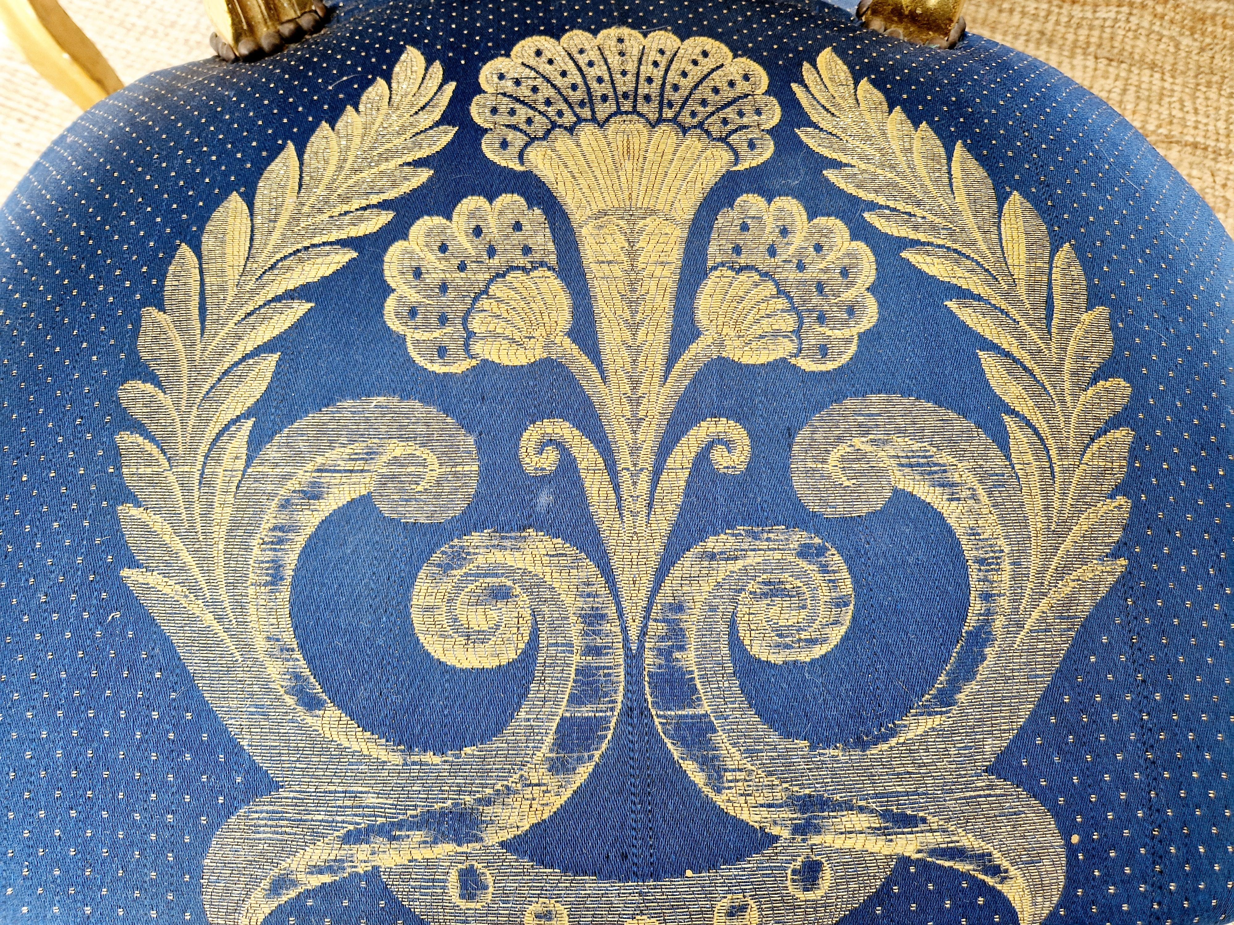 Antique French Living Room Set Sofá Y Sillas en venta 4