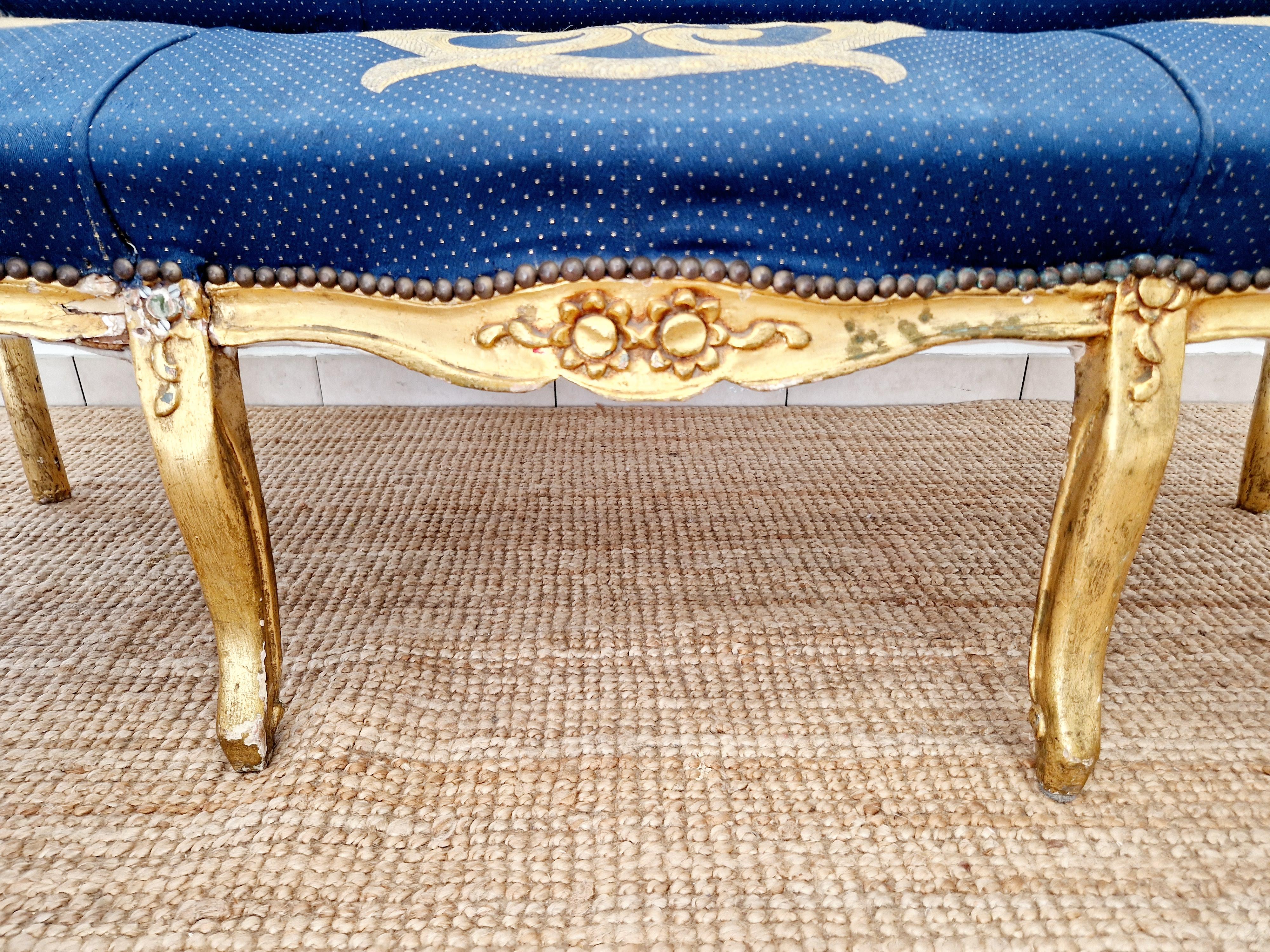 Antique French Living Room Set Sofá Y Sillas en venta 6