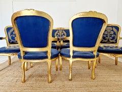 Antique French Living Room Set Sofa und Stühle