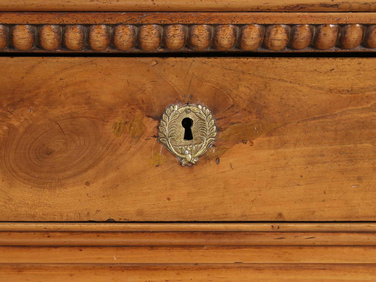 Antique French Louis Philippe Buffet circa 1825 in Cherrywood with Marble Top 7