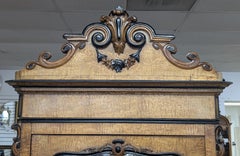 Antique French Louis Philippe Burl Walnut Marble-Top Commode