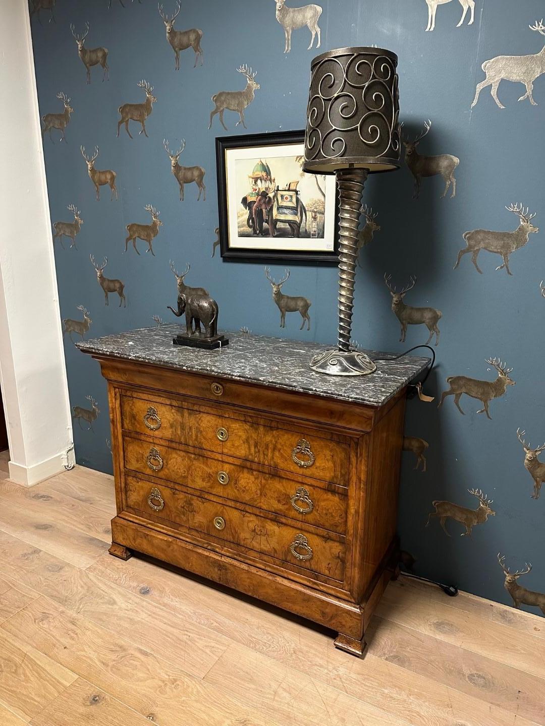 Francese Antique French louis Philippe commode in vendita