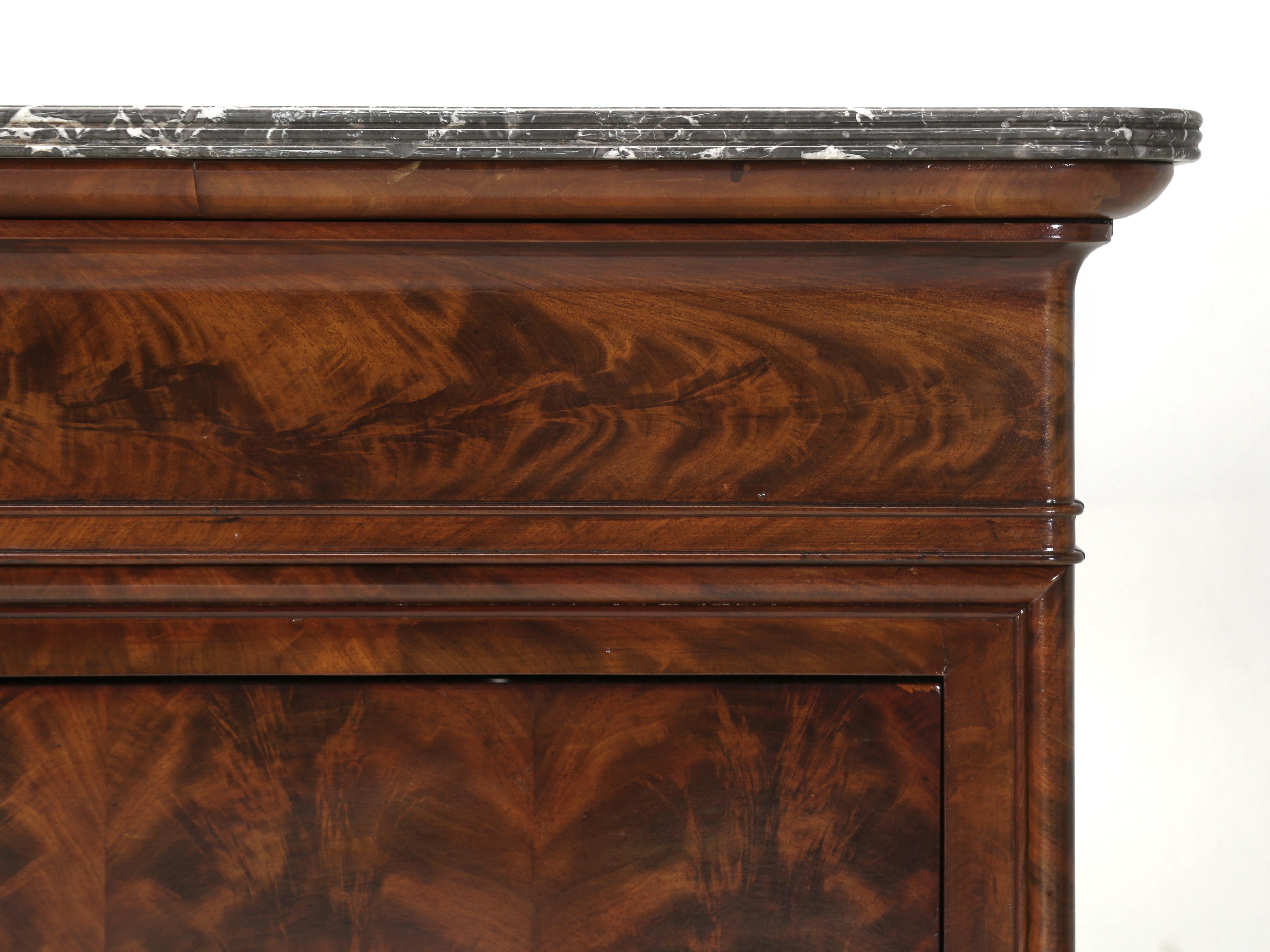 Antique French Louis Philippe Cómoda Extraíble Secretario Almacenamiento Oculto Restaurado en venta 6