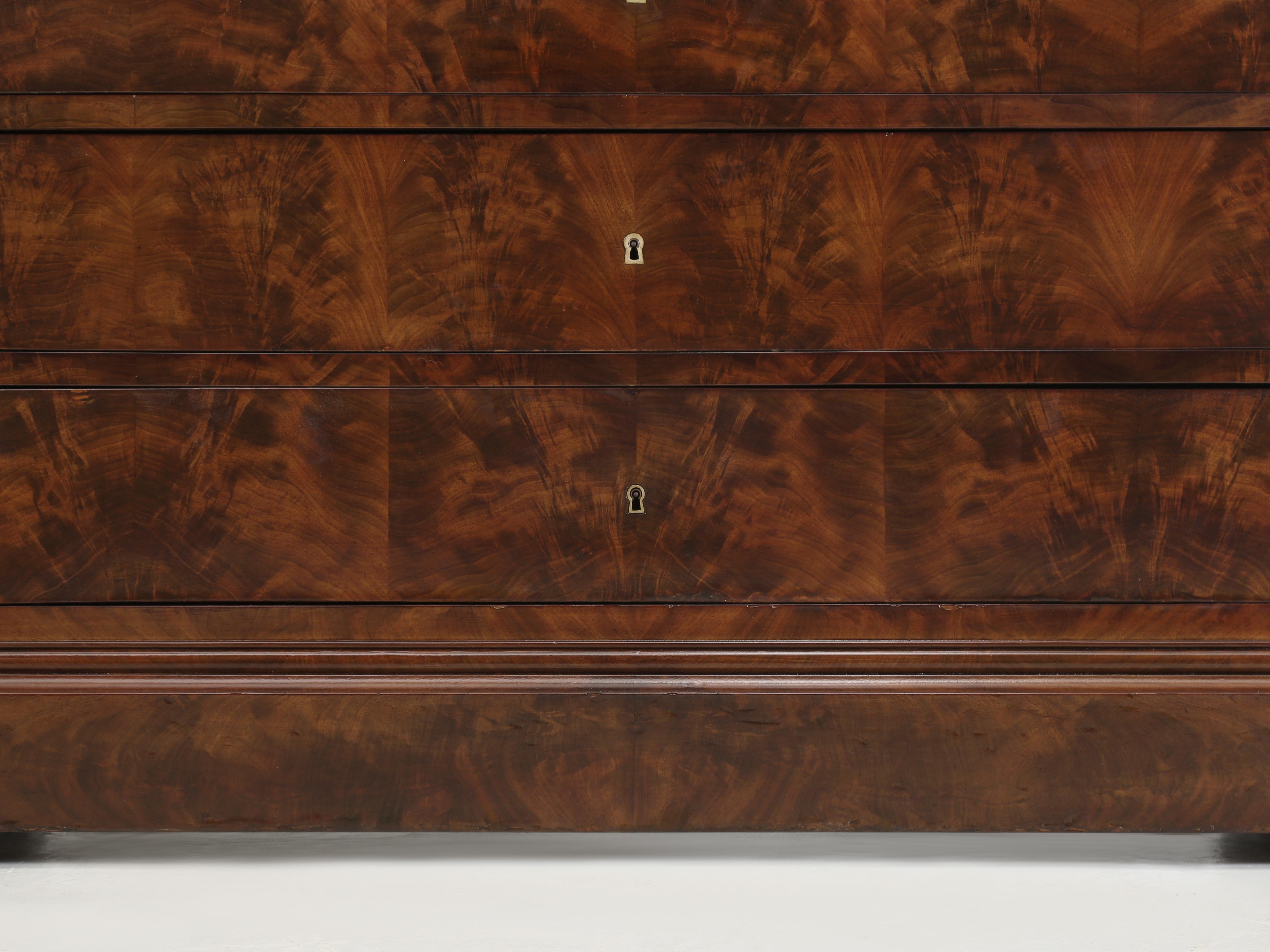 Antique French Louis Philippe Cómoda Extraíble Secretario Almacenamiento Oculto Restaurado en venta 8