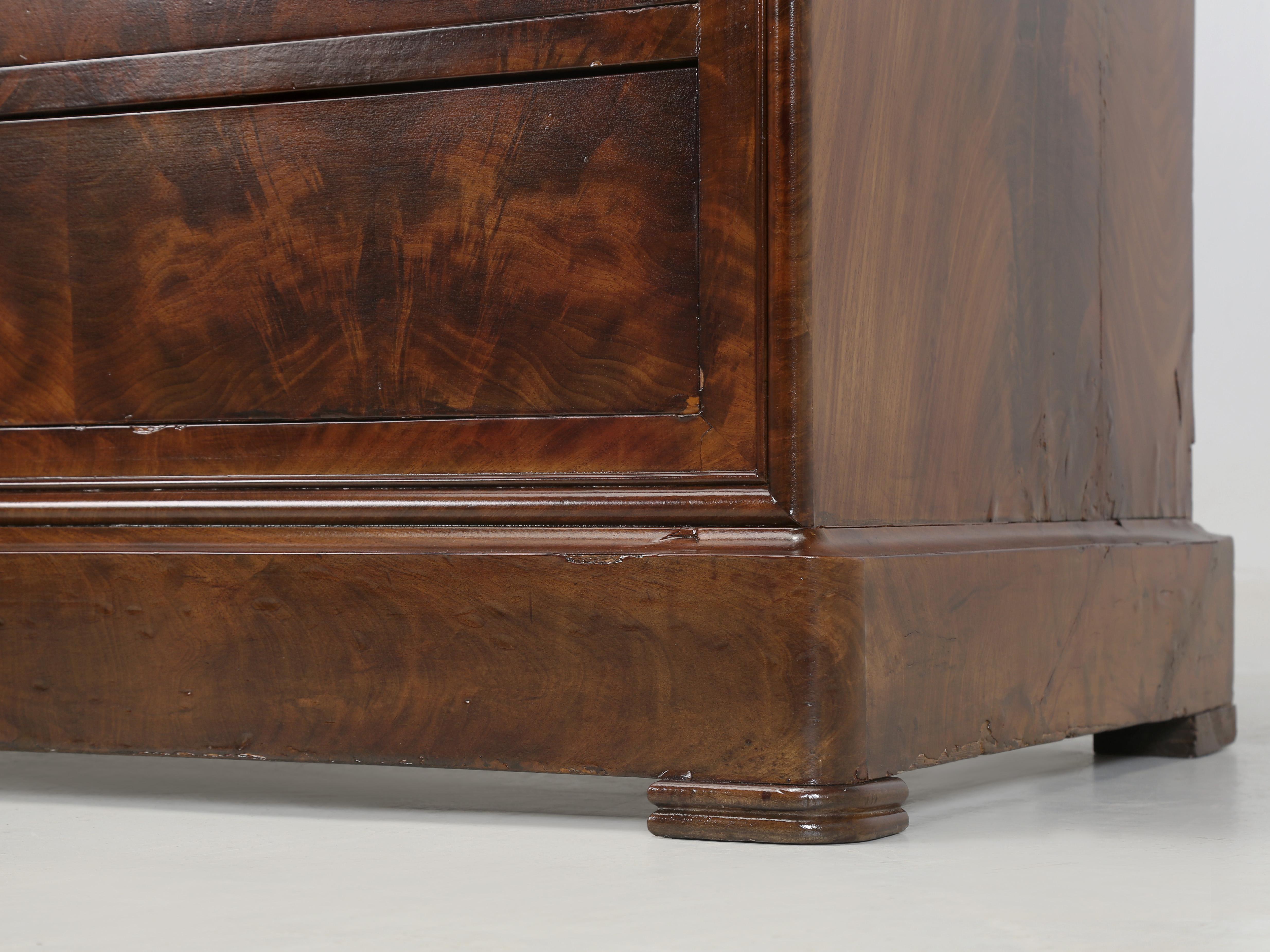 Antique French Louis Philippe Cómoda Extraíble Secretario Almacenamiento Oculto Restaurado en venta 9