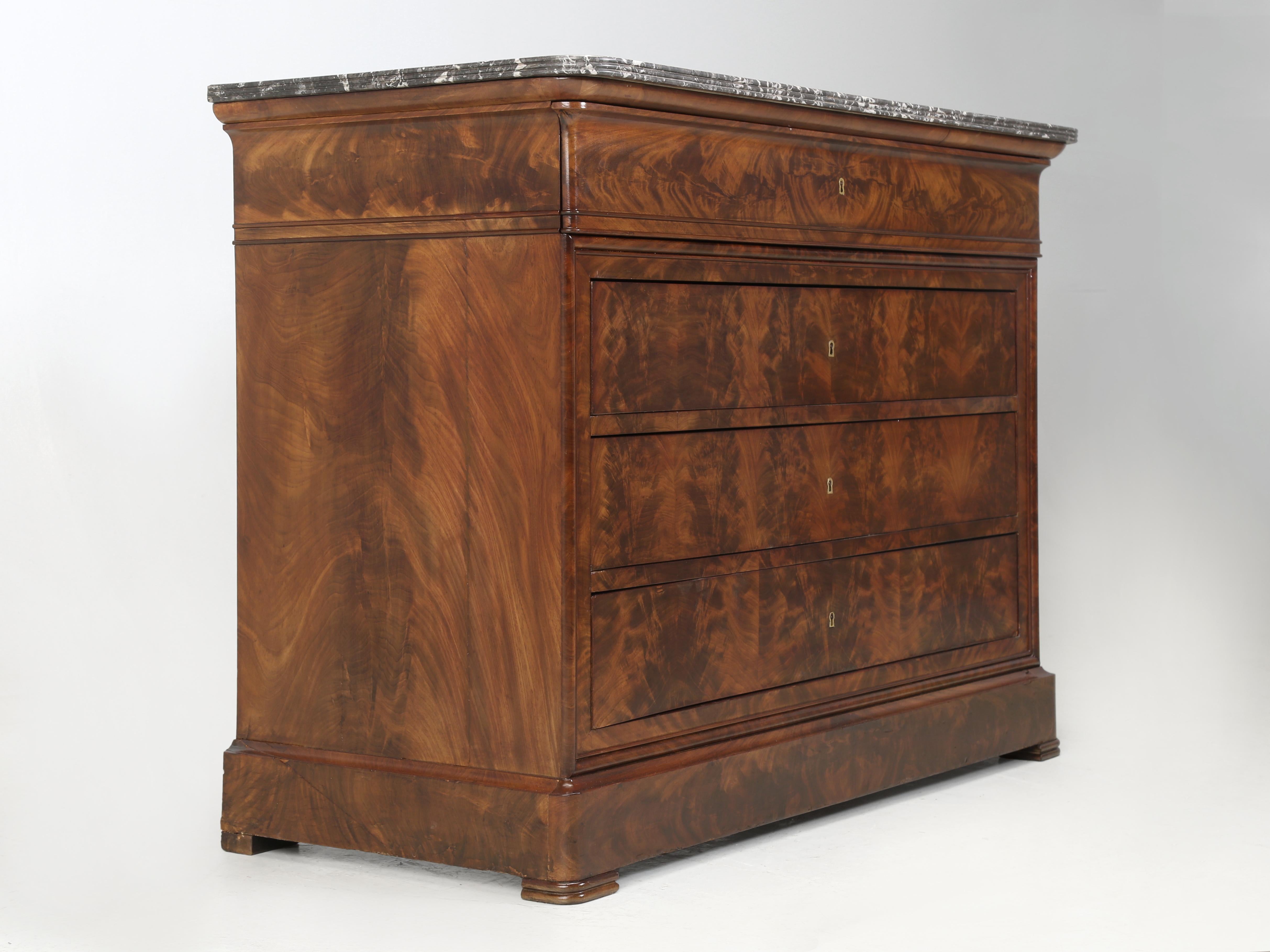 Antique French Louis Philippe Cómoda Extraíble Secretario Almacenamiento Oculto Restaurado Francés en venta