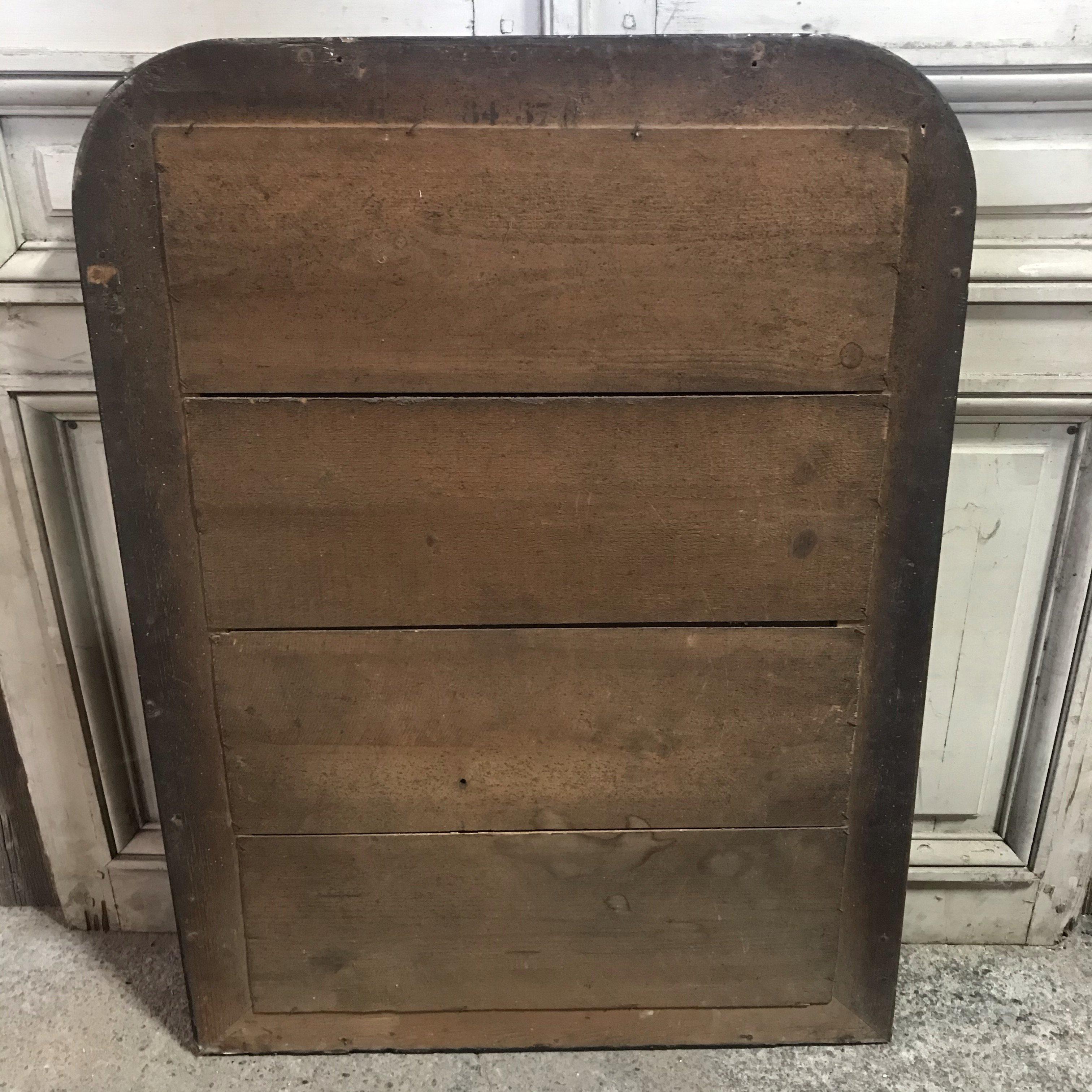 Miroir Ancien miroir français Louis Philippe peint en faux en vente