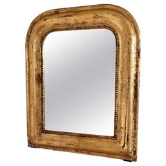 Antique French Louis Philippe Giltwood Mirror – Late 19th Century